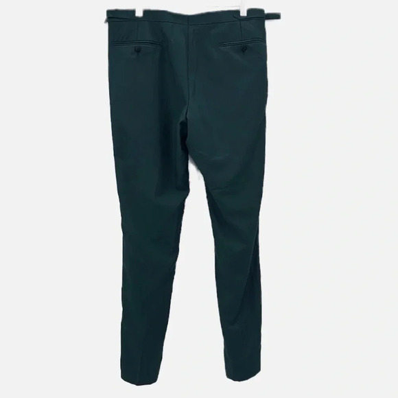 Alton Lane Tailored Fit Satin Stripe Tuxedo Pants in Teal - NWOT - Size 34 - Picture 3 of 6